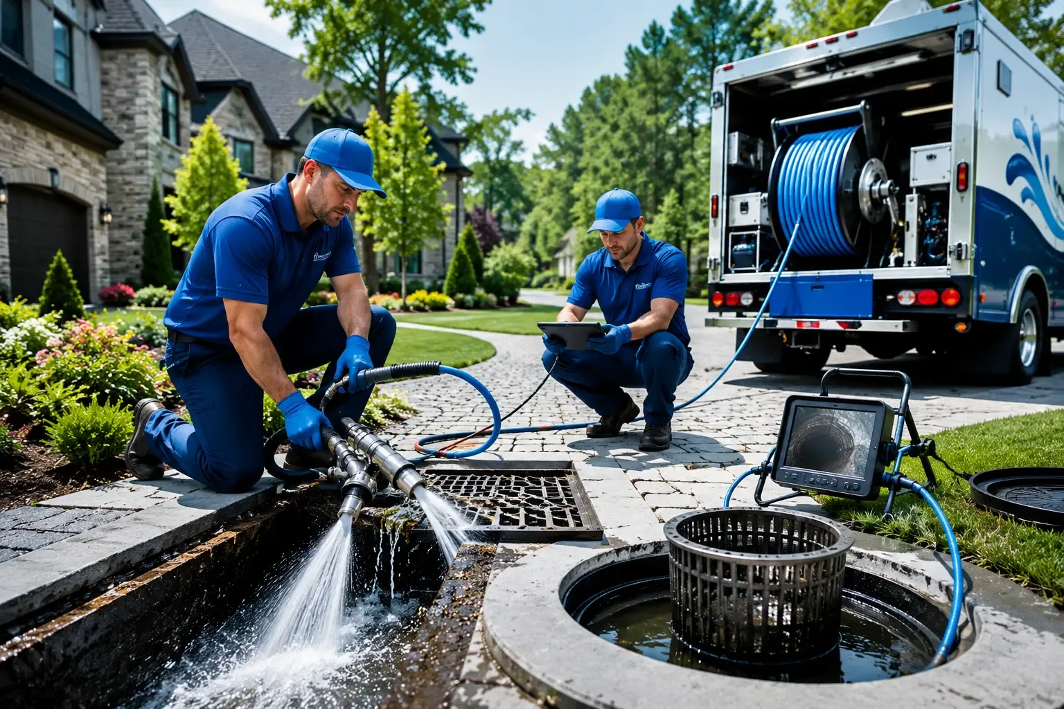 Local outdoor drain cleaning professionals in Melvin, IA